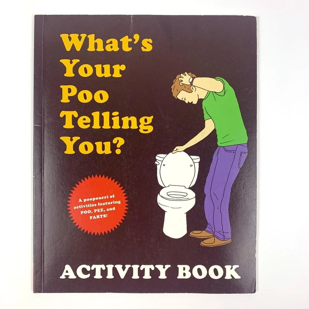 Whats Your Poo Telling You Collection HC Book Poo Log Activity Book Unused No. 2